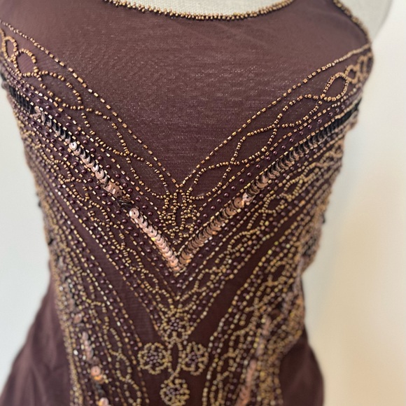 Tags On. Y2K Beaded Cami With Adjustable Straps. - Picture 3 of 4